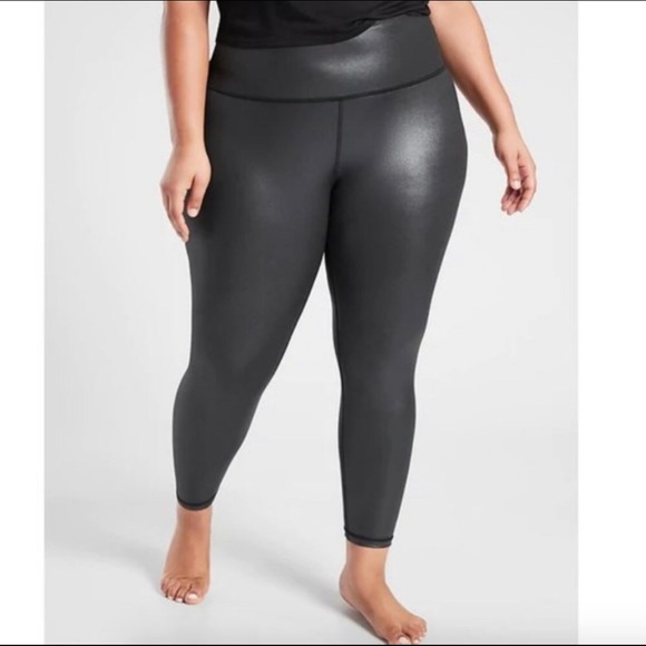 SOLD! Athleta Elation Ultra HighRise Tight Shimmer - Picture 3 of 16